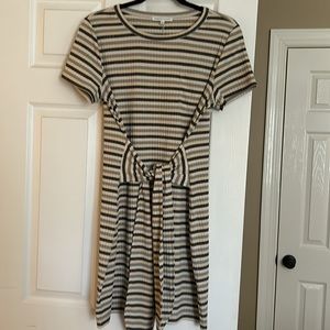 Rebecca Minkoff tee shirt dress with belted front